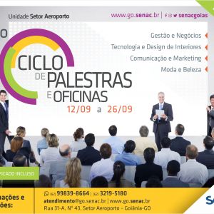 10 Ciclo de Palestras e Oficinas SENAC