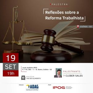 Palestra: Reflexes sobre a Reforma Trabalhista